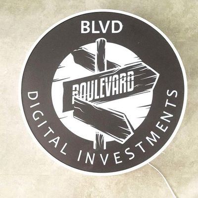 Douane Geleid Licht op Embleem 50200mm Dikte Openlucht Reclame