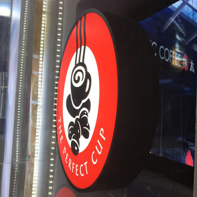 Douane Geleid Licht op Embleem 50200mm Dikte Openlucht Reclame