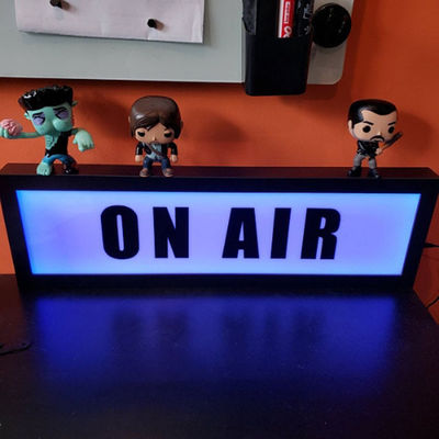 De geleide Kleuren van Front Open Light Box Signage PMS verlichtten 3D Acrylembleem