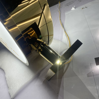 Ronde Lichtgevende Acryllightbox-Signage Antiroest Anti Septisch van het Opslaggebruik