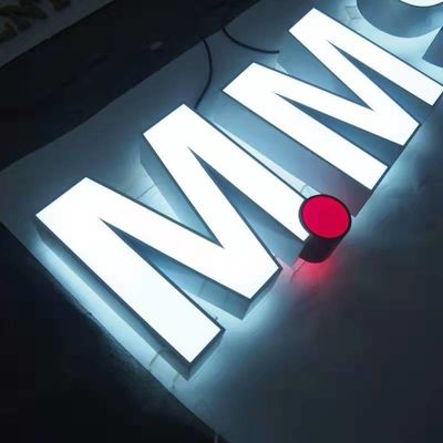 3d Signage van Logo Sign Led Business Shopfront van Roestvrij staalbrieven Ce ROHS