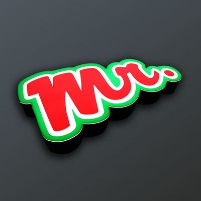 Verlicht Shopfront-de Raadsbedrijf Logo Waterproof IP67 van het Restaurantteken