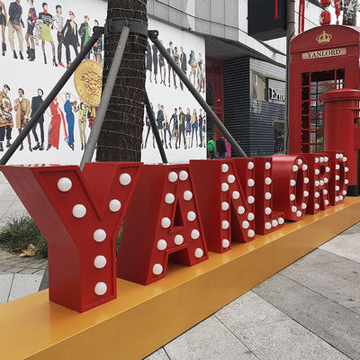 Het openlucht Verlichte Reuze de Lichten van Markttentbrieven Galvaniseren