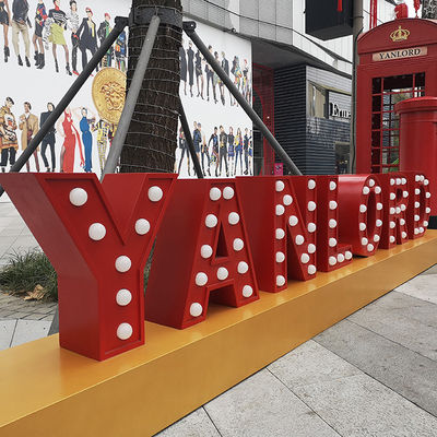 Het openlucht Verlichte Reuze de Lichten van Markttentbrieven Galvaniseren
