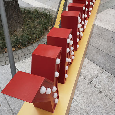 Het openlucht Verlichte Reuze de Lichten van Markttentbrieven Galvaniseren