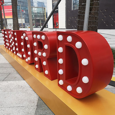 Het openlucht Verlichte Reuze de Lichten van Markttentbrieven Galvaniseren