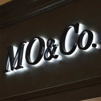 OEM ODM de Raad die van het Restaurantteken Omgekeerde Kanaalbrieven adverteren