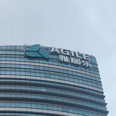 Geleide Lichte 3d het Kanaalbrieven van Firmanaamlogo building sign