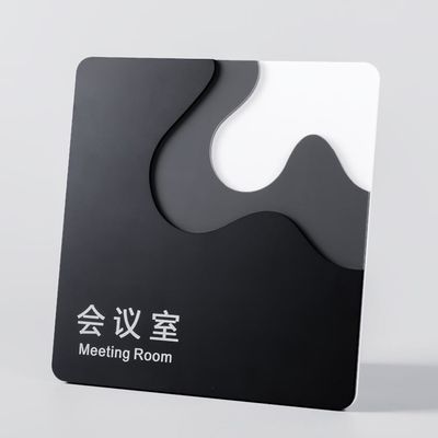 HIGHSPAN de laser sneed Tekens van de Vergaderzaal de Acrylwayfinding van het de Bouwteken