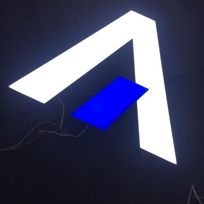 Galvaniseren van douane het 3d Geleide Logo Storefront Sign Stainless Steel