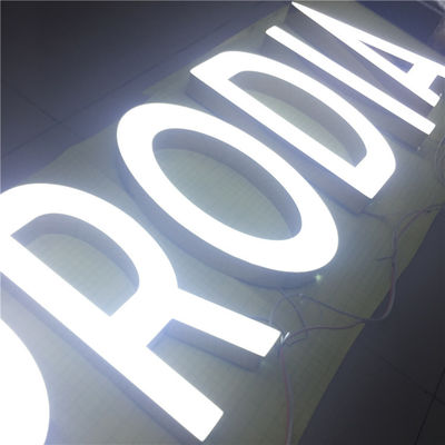 De openlucht van het de Besnoeiingsmetaal van de Douanelaser Raad HIGHSPAN van Logo Signs Light Up Sign