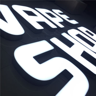 De Detailhandeluithangbord DC12V van het bedrijfs Licht omhoog 3D Brieventeken