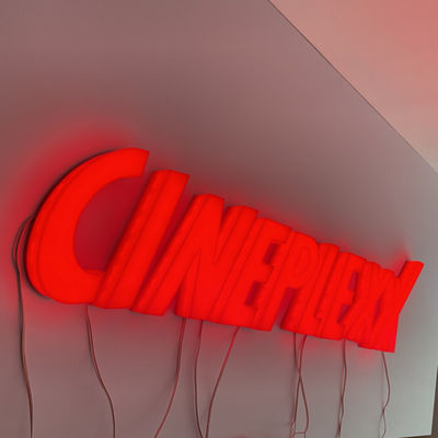 De douane die 3d Brief van letters voorzien ondertekent Koel Graffitialfabet Dc12v 5cm