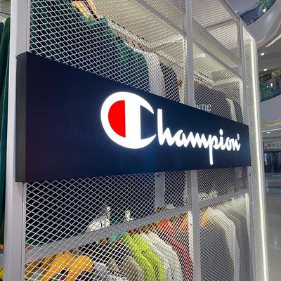 Het waterdichte 3D Alfabet Metaal Verlichte 60HZ van het Brieventeken