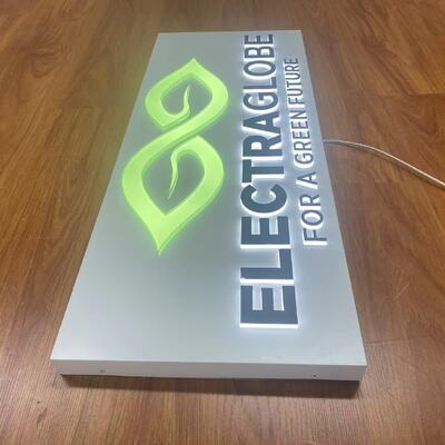 LED-kanaalletters met een levensduur van 50.000 uur en Meanwell-voeding, voor verlichting en langdurige prestaties van reclameborden