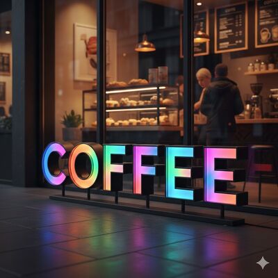 50000 uur Levensduur LED-kanaalbriefbord Type-kanaalbriefbord Perfect voor detailhandel advertenties en signage oplossingen