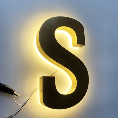 HIGHSPAN van het de Raadsroestvrije staal van het restaurantteken Backlit Ce ROHS