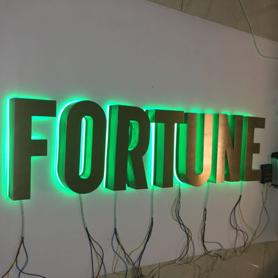 Bouwend RGB Verlicht het Tekenroestvrij staal van de Kanaalbrief