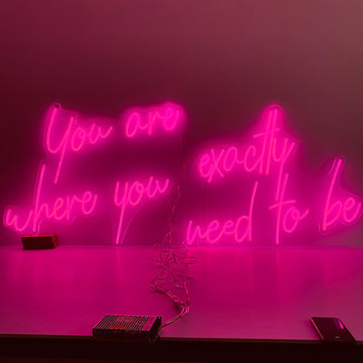 HIGHSPAN de gepersonaliseerde 3d Brieven van het Neonkanaal met Acrylraad