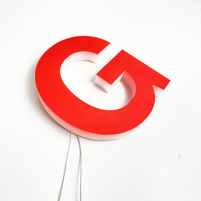 Van het de Brieventeken van Front Lit 3D Verlichting van het de Raads Volledige Lichaam