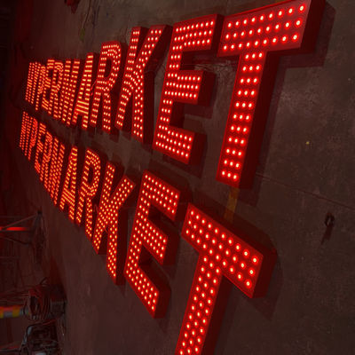 Het geslagen Gatenlicht leidde omhoog Kanaalbrieven Openlucht Reuze Waterdichte IP67