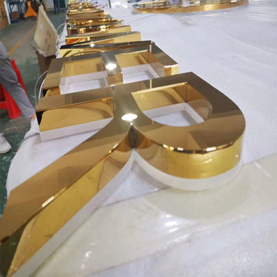 Vervaardigd 3D de Brieventeken 3cm15cm van het Detailhandelembleem Diepte