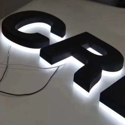 Wit Signage van Shopfront van het Verlichtingsmetaal het Teken Backlit Ce ROHS van de Kanaalbrief