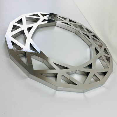 Van de de Spiegel 3D Brief van de Customziedopslag het voor Zilveren Teken Backlit FrontLit