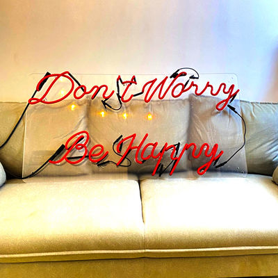 Openlucht van het het Tekenalfabet van het Douaneneon de Brieven12vdc Rode Verlichting