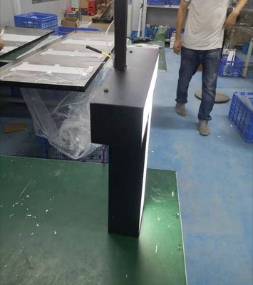 Het acrylplafond zet 3D de Tekens Zwarte Verf van de Metaalbrief voor Muur op